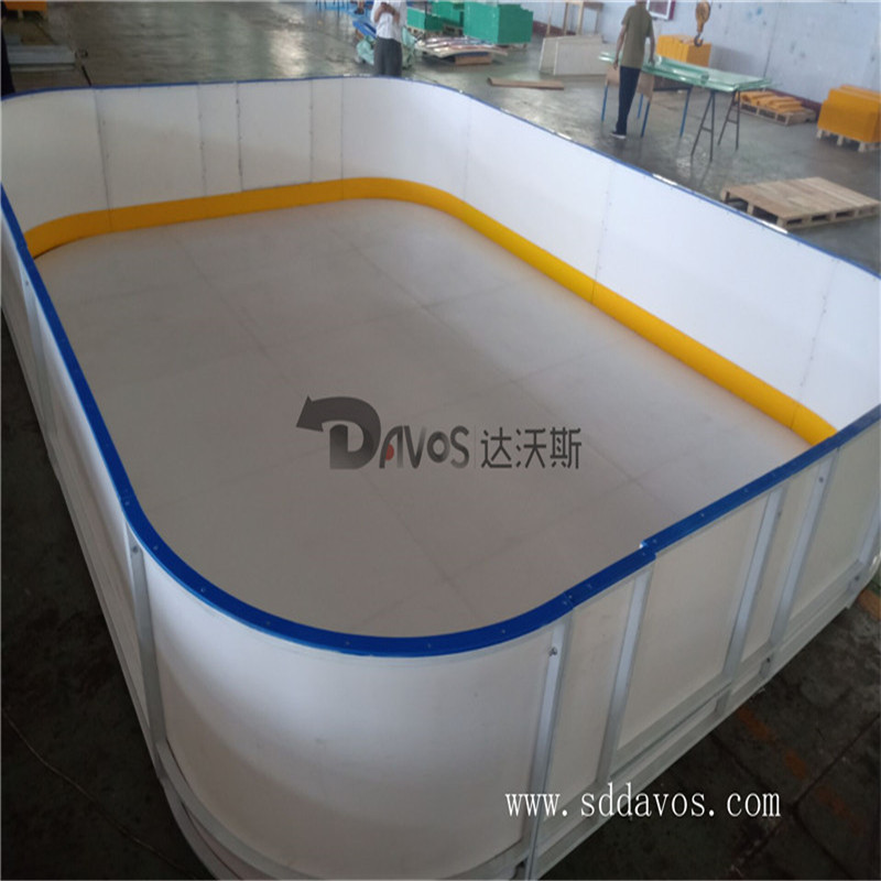 厂家直销 冰球场围栏 轮滑场地用抗冲击抗低温hepe围板界墙