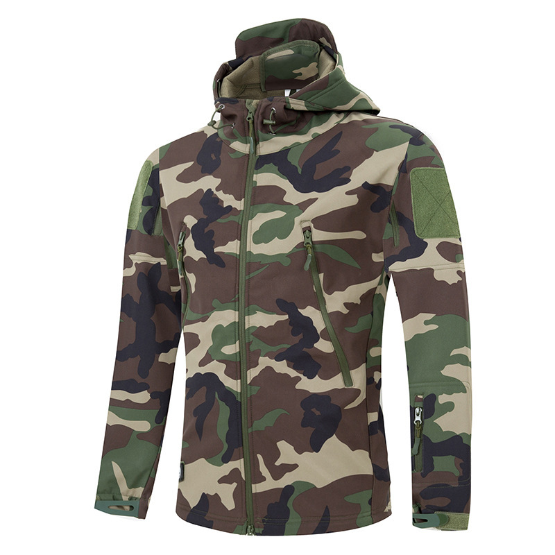 Tactical Charge Clothing Shark Skin Soft Shell Charge Clothing Men's Outdoor Three-in-One Military Fan Tactical Fleece Clothing Wholesale in stock