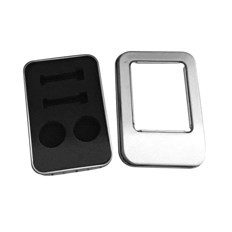 厂家生产加工半开窗小铁盒 87*60*18马口铁盒 轴承包装铁盒丝印