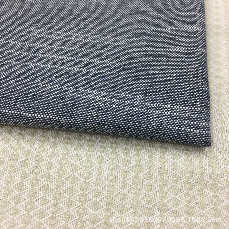 Spot supply of bamboo joint linen cotton DIY linen cotton and linen blended linen color woven multi-color home textile pastoral style