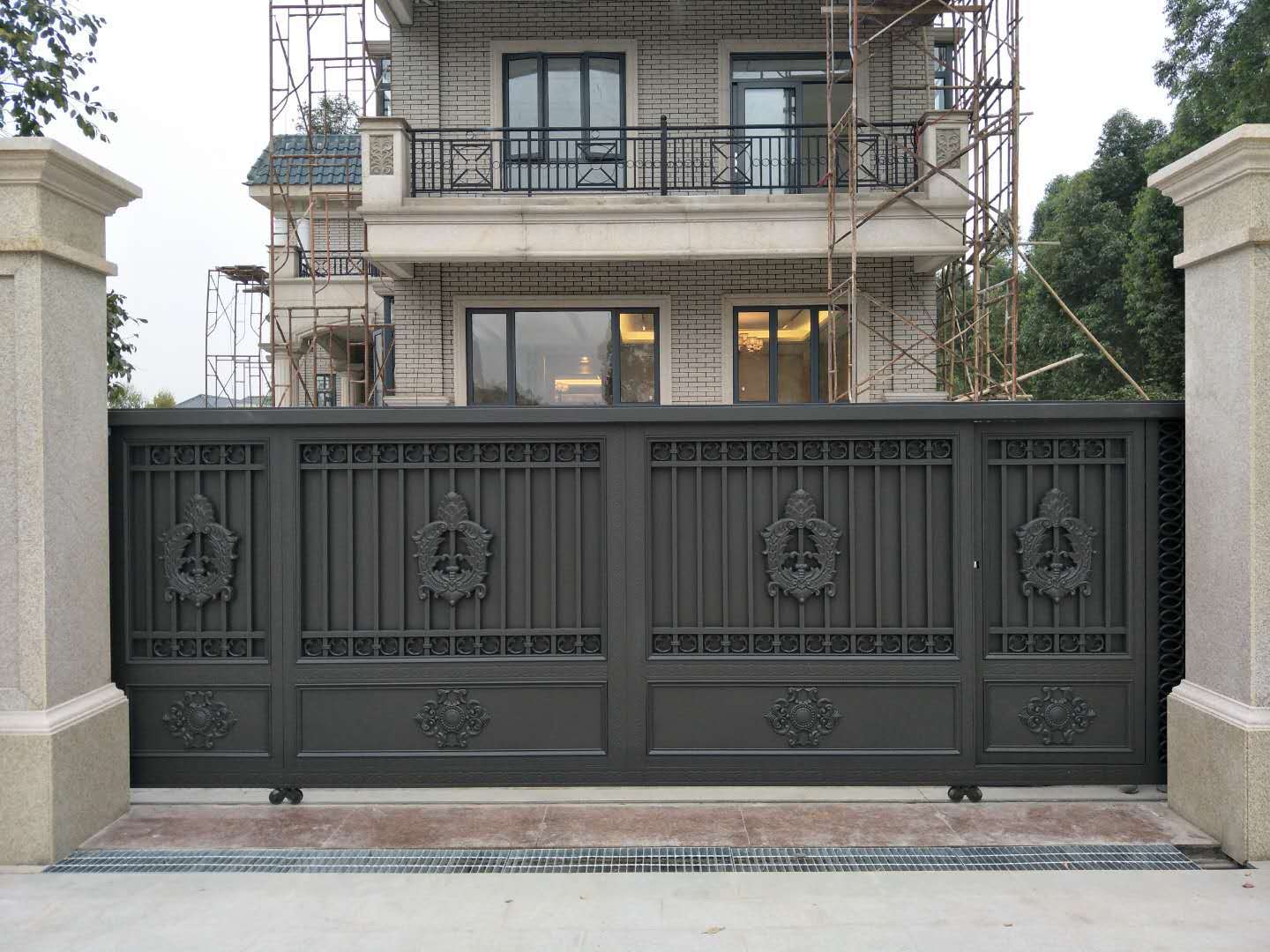 铝合金大门效果图,铝合金玻璃大门,铝合金门款式图片(第11页)_大山谷图库