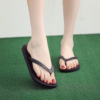 2022 Summer style PVC Slipper girl Solid Sandy beach lovers flip flops