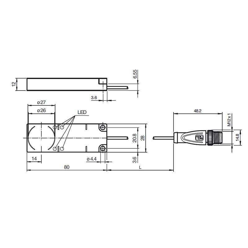 Read/writestation IQT1-F61-IO-V1 RFID高频读写站13.56M B+F