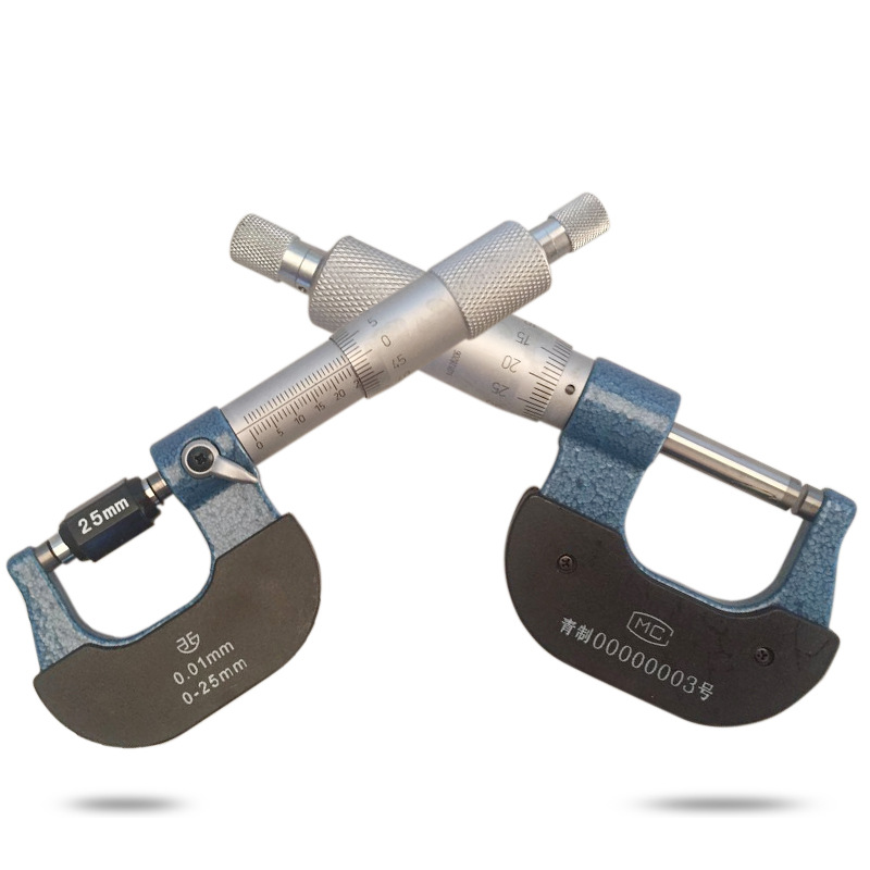 SUNCHE外径千分尺0-25mm微分卡千分卡分离卡带自锁定读数