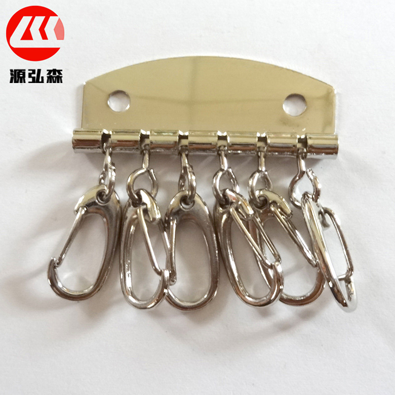 Manufactor wholesale 6 row Alloy buckle Key row key Breasted Card package hardware Metal Key