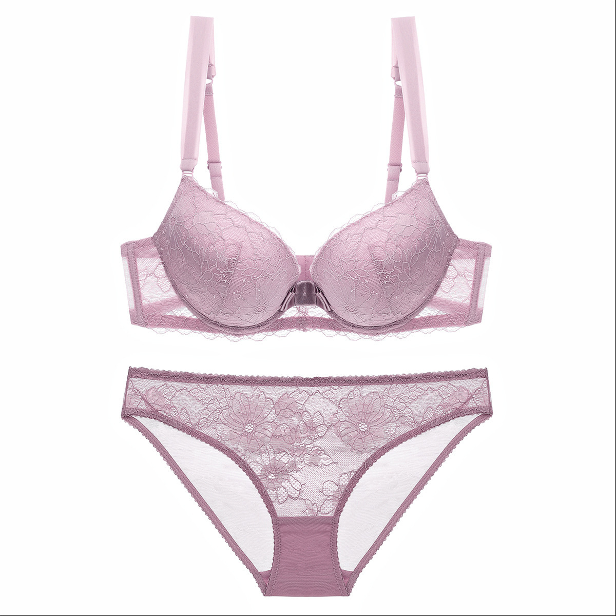 new sexy lace gather bra set NSCL19282