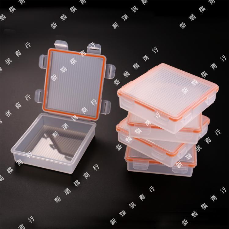 4节18650电池或者8节16340电池防水透明储存盒电池盒收纳盒塑料盒