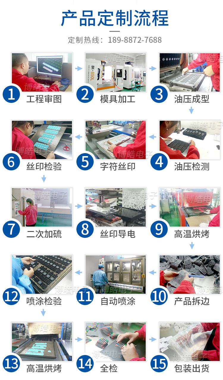 東莞硅膠按鍵定制