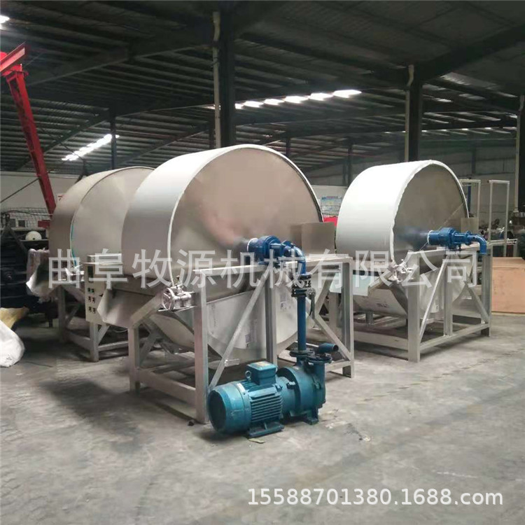 马铃薯淀粉脱水机厂家现货    邯郸不锈钢刮板式淀粉浆脱水机价格