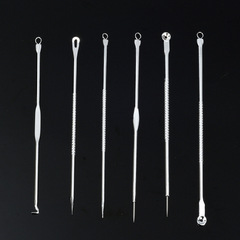 Set of 6 Blackhead Removal Needle Kits with Double-Ended Acne Picks and Beauty Needles, Beauty Makeup Tools