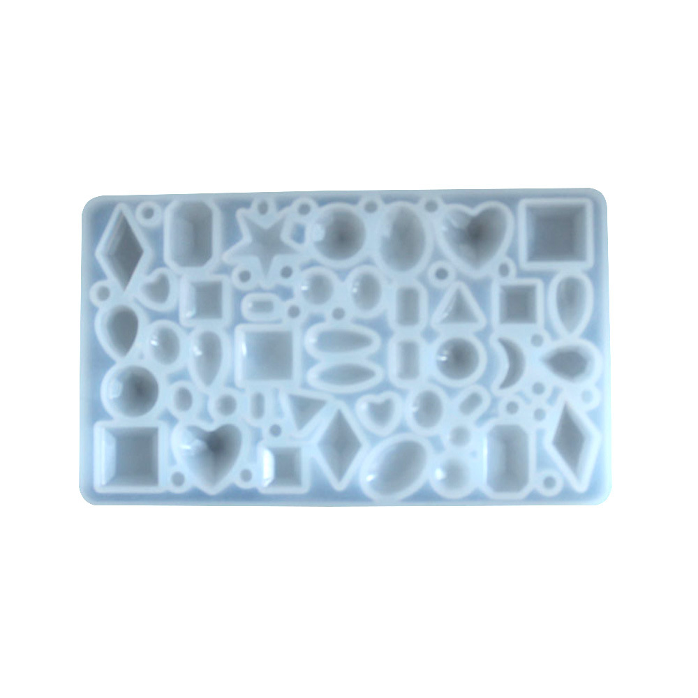 DIY pulsera colgante epoxi molde traje de cristal silicona con cuentagotas varilla agitación cuerno ovejas uñas en stock al por mayor