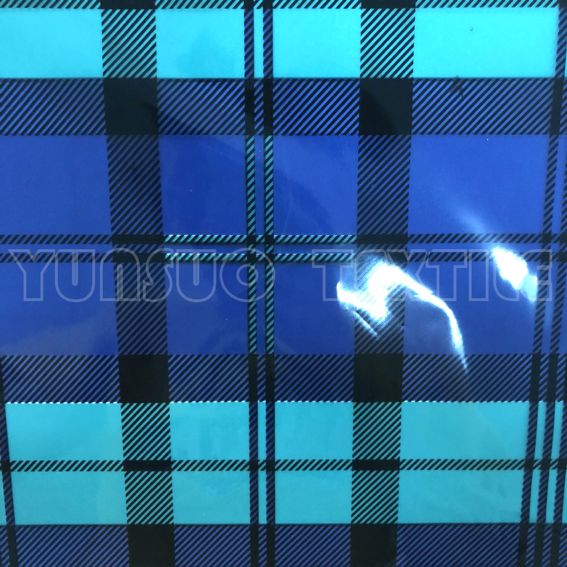 TPU格型印花 防水雨衣款面料 环保聚氨酯 可来图定制