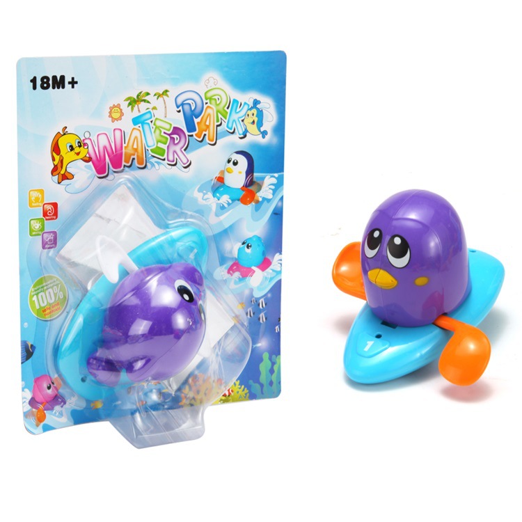 Mixed toy play in water
