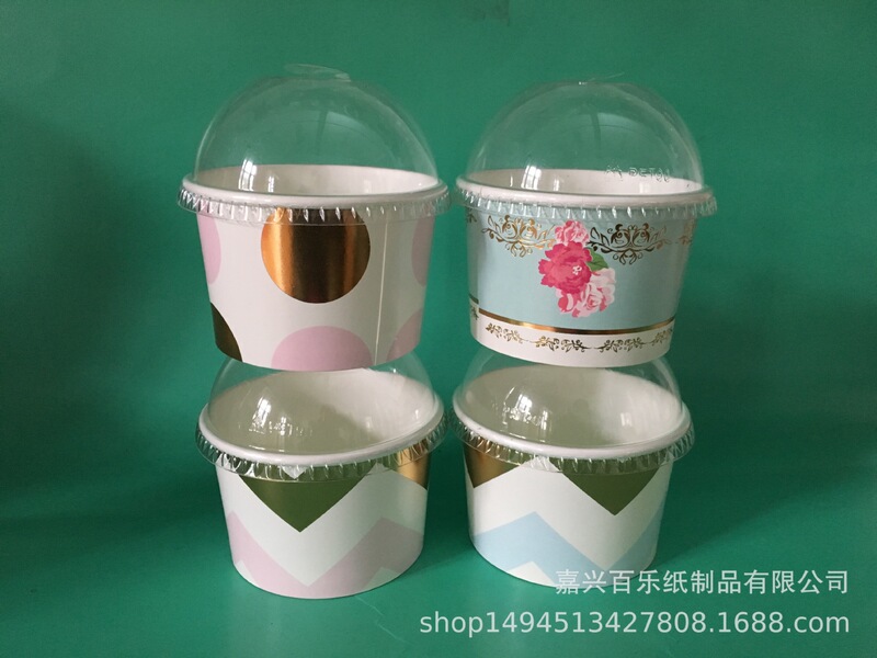Foreign trade supermarket paper cup ice cream bowl; Paper bowl; Halloween paper cup paper bowl; Christmas gift; 9