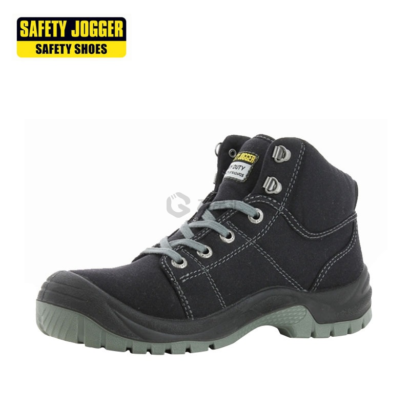 Safety Jogger 钢质包头,防刺穿中底,帆布帮面安全鞋 SIP/SRC co