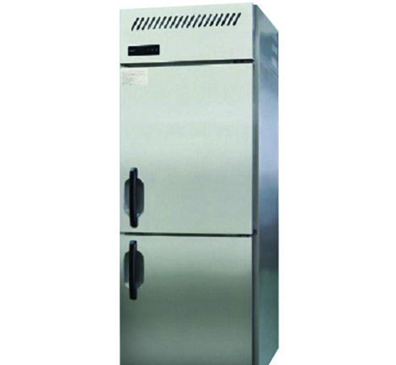 Sanyo SRR/RF-781NC Standard Vertical Freezer All Stainless Steel Upper and Lower Kitchen Refrigerator