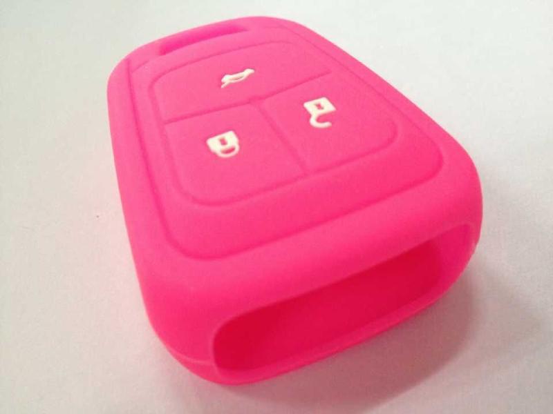 Suitable for Chevrolet Aveo Cruze Silicone Key Case Straight Type Special Car Remote Control Protective Cover Buckle