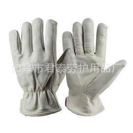 厂家牛皮手套优质司机手套量大优惠专业防护头层皮制劳保工作手套
