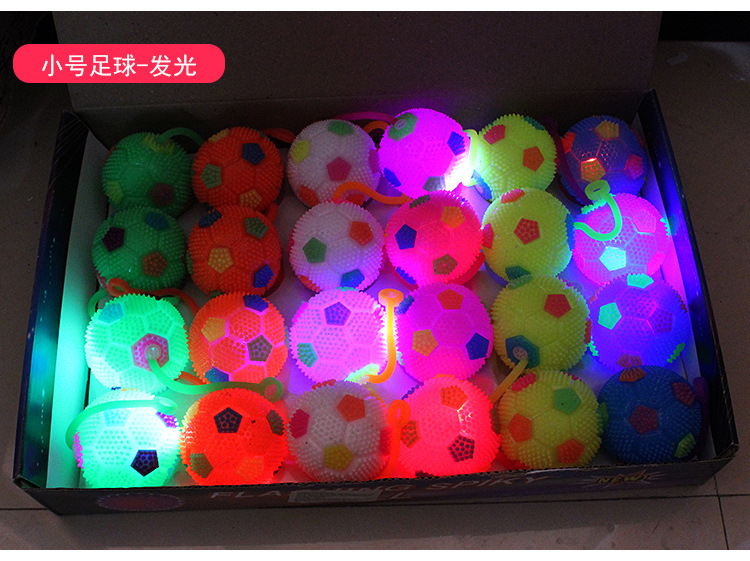 New Luminous Elastic Luminous Volleyball Massage Ball Water Polo Flashing Sound Ball Wholesale display picture 7