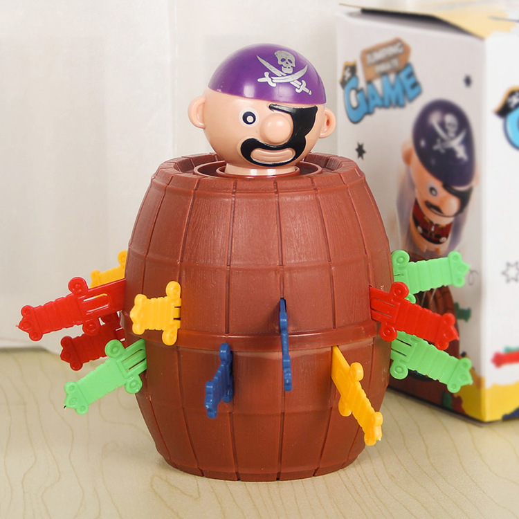 Medium Pirate Bucket New Trickery Strange Game Toys Children's Fun Educational Toys Spoof Stall Hot Sale