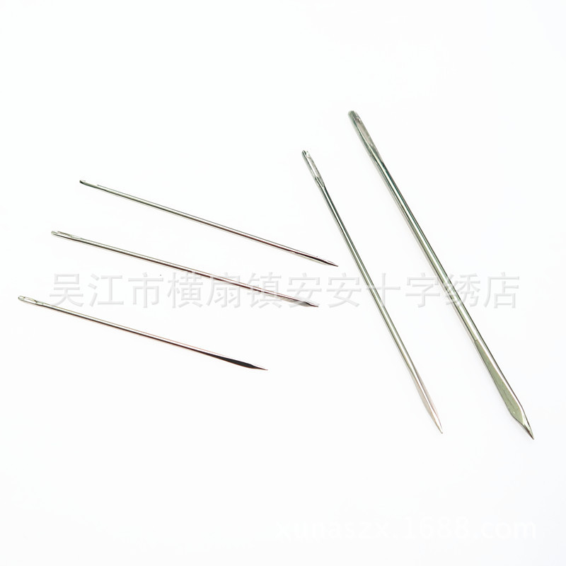 DIY皮革三角针 皮艺棱形针皮革手缝针 100根每包-阿里巴巴