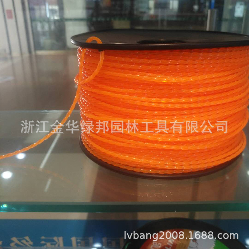 厂家直销 园林工具配件割草机尼龙打草绳 草坪割灌机配件3LB