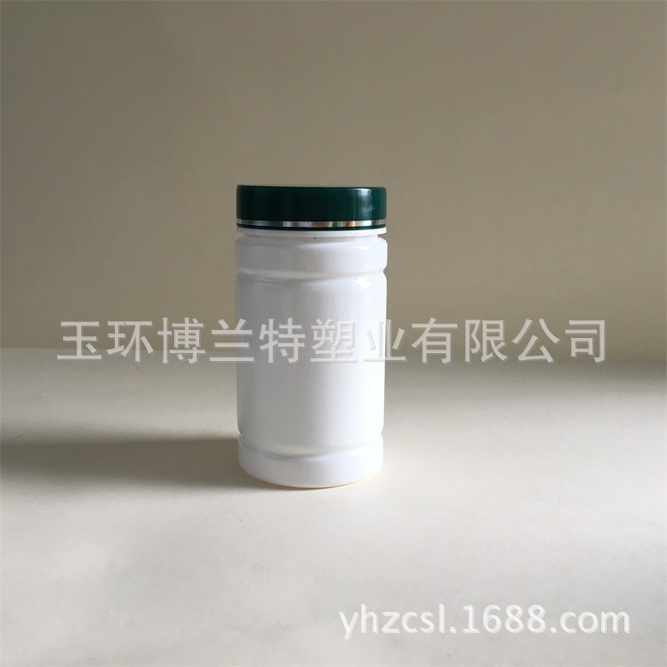 200cc 不透明白色铝盖pet保健品塑料瓶 200g聚酯片剂胶囊瓶子