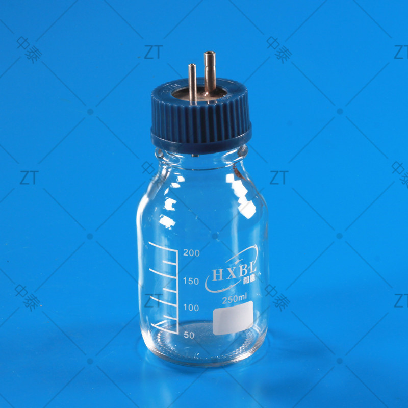 250ml和星补料瓶 反应器补液瓶三通盖 发酵罐补料瓶