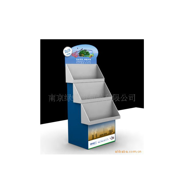 蔬果食品纸展架 超市会展纸货架 厂家直销落地式纸地堆