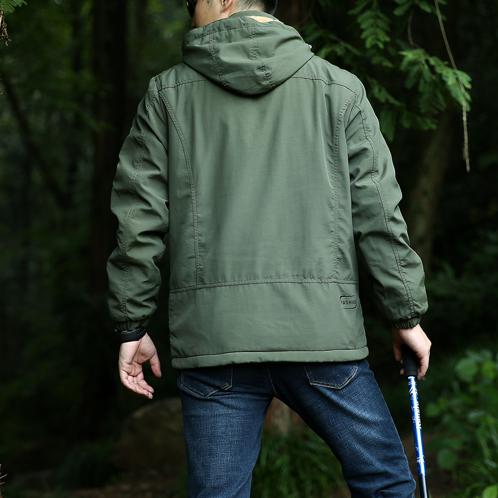 Demi-season jacket, travel keep warm quick dry hoody, Amazon, 2018 3