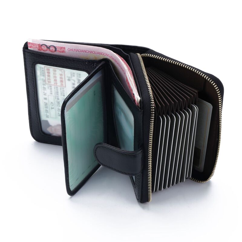 First Layer Cowhide Driver's License Wallet rfid Men's Genuine Leather Card Holder Women's Anti-theft Brush Zipper Multifunctional Card Holder Wallet First Layer Cowhide Driver's License Wallet rfid Men's Genuine Leather Card Holder Women's Anti-theft Brush Zipper Multifunctional Card Holder Wallet
