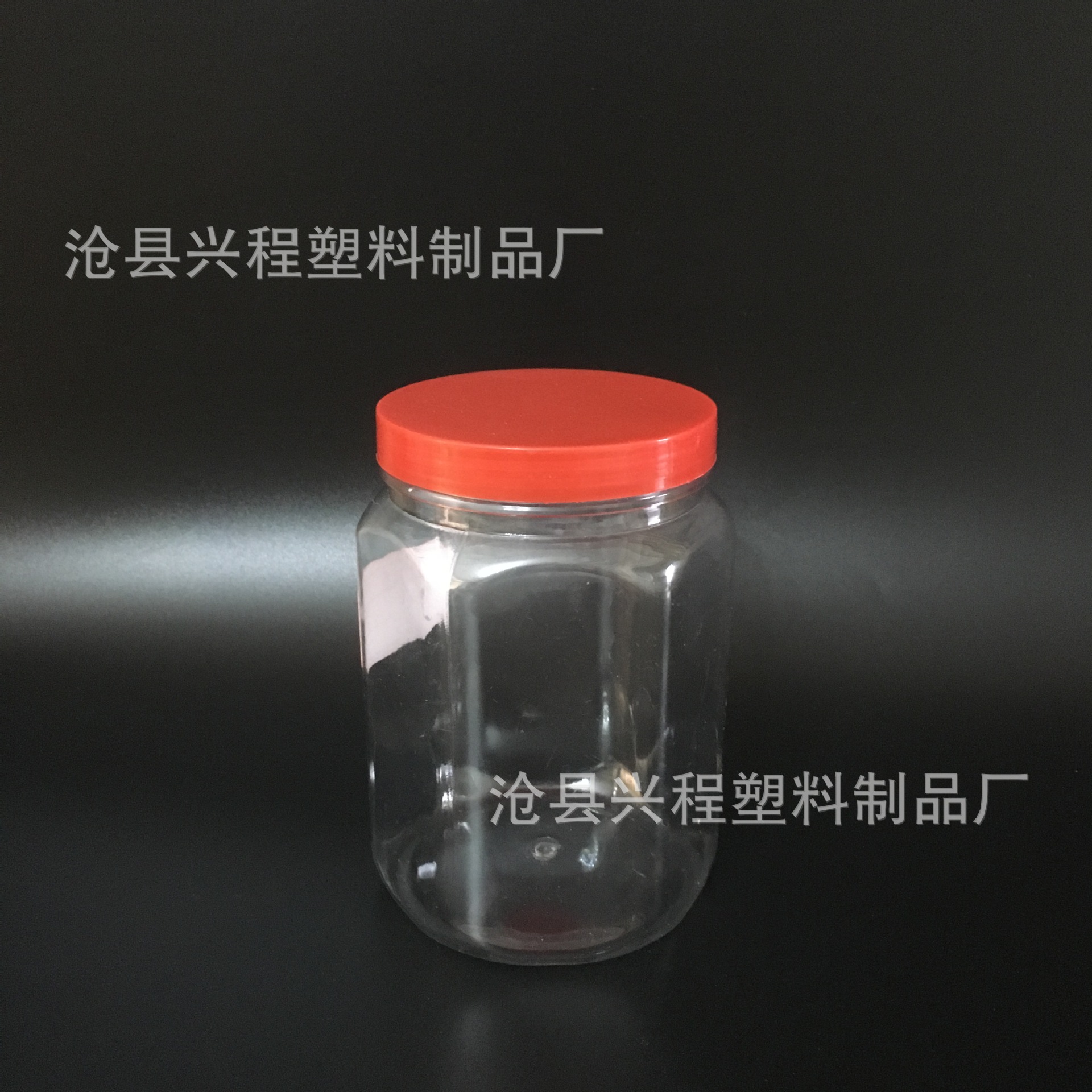 现货批发pet800ml六角罐 塑料瓶 塑料桶 蜜封收纳罐 调味料瓶厨房