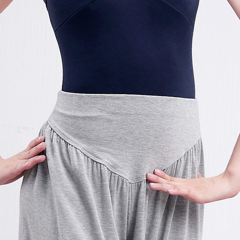 Adulto yoga bloomers nuevo cuerpo de la danza suelta cerrado modal práctica ropa harem danza moderna Pantalones image 4