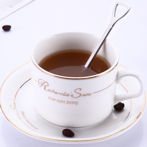 304 stainless steel watermelon spoon, spade spoon set, creative stainless steel spoon, fruit fork, internet celebrity dessert coffee spoon