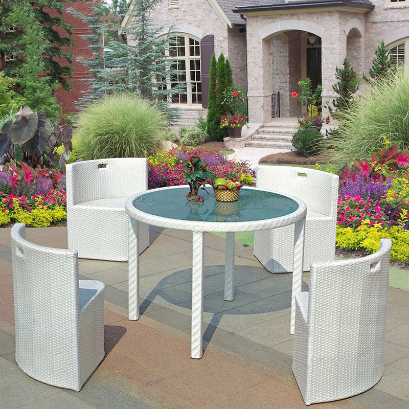 户外休闲家具定制 特色藤编桌椅组合 咖啡厅休闲椅 编藤家具|ms