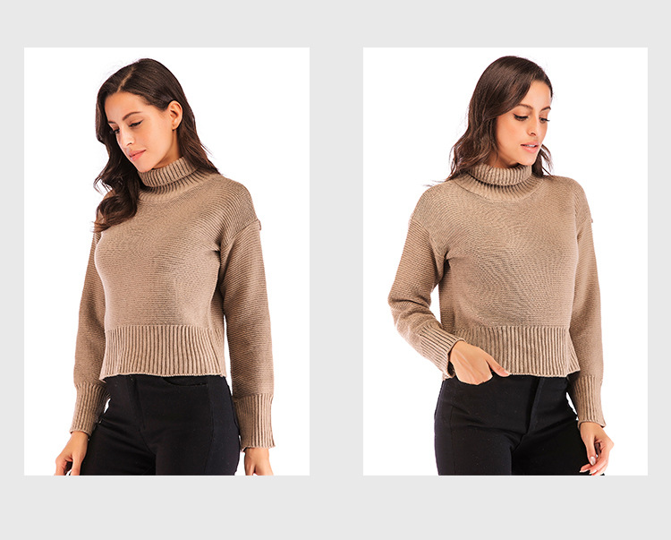 autumn and winter casual turtleneck sweater  NSJR17228