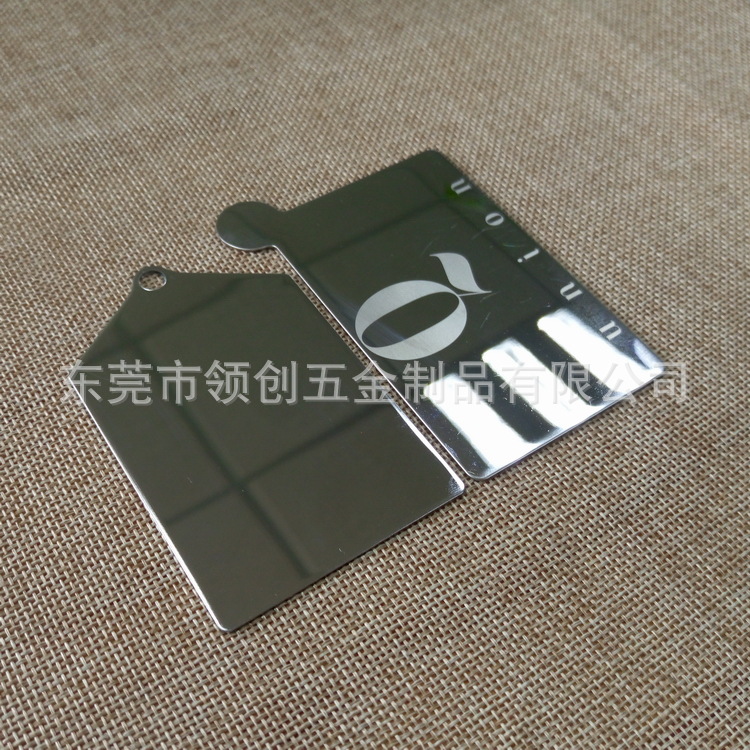 小礼品不锈钢摔不碎镜子异形妆镜随身镜 随手礼镜子可刻字LOGO