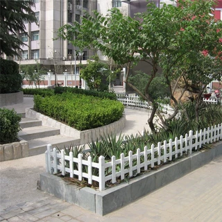 成都PVC塑钢护栏 成都PVC绿化护栏 PVC社区围栏 成都PVC花园护栏