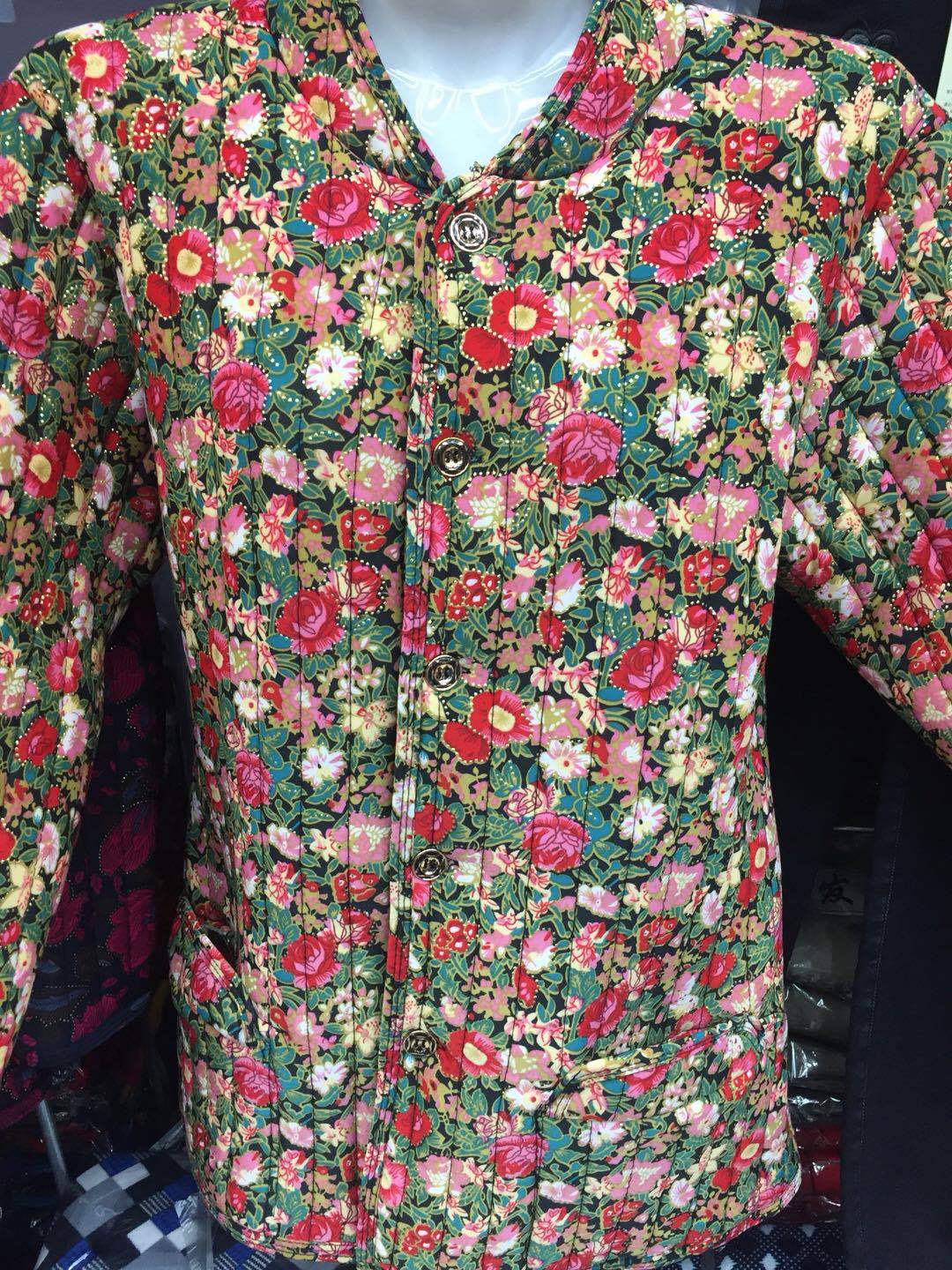 2019中老年女裝冬季新款 熱賣爆款仿超燙金棉衣 媽媽裝上衣小棉襖