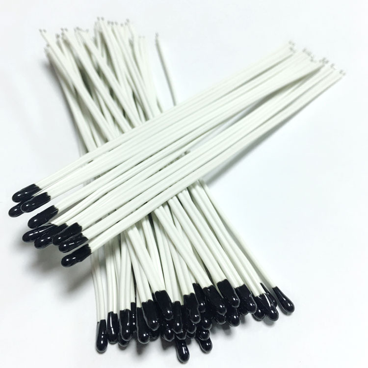 MF52环氧树脂NTC温度传感器 生产厂家测温电阻器 线材可定制10K