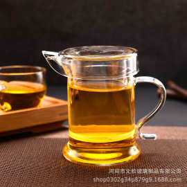 家用玻璃7字把雪菊壶玻璃内胆茶壶泡红茶茶具茶壶量多价优