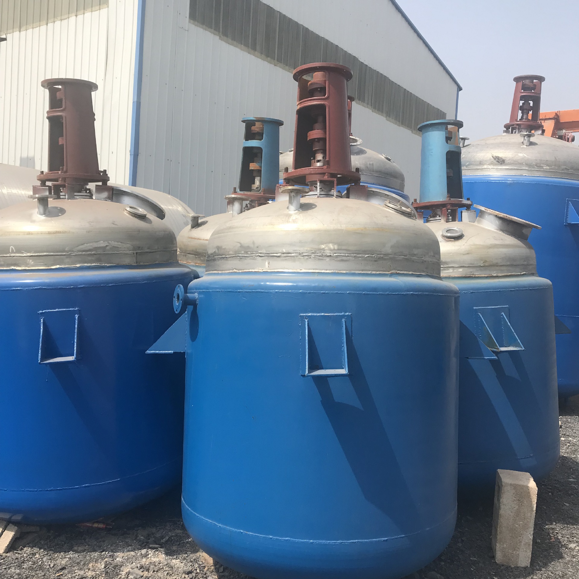 二手1000L不锈钢反应釜,，316不锈钢反应釜，二手电加热反应釜