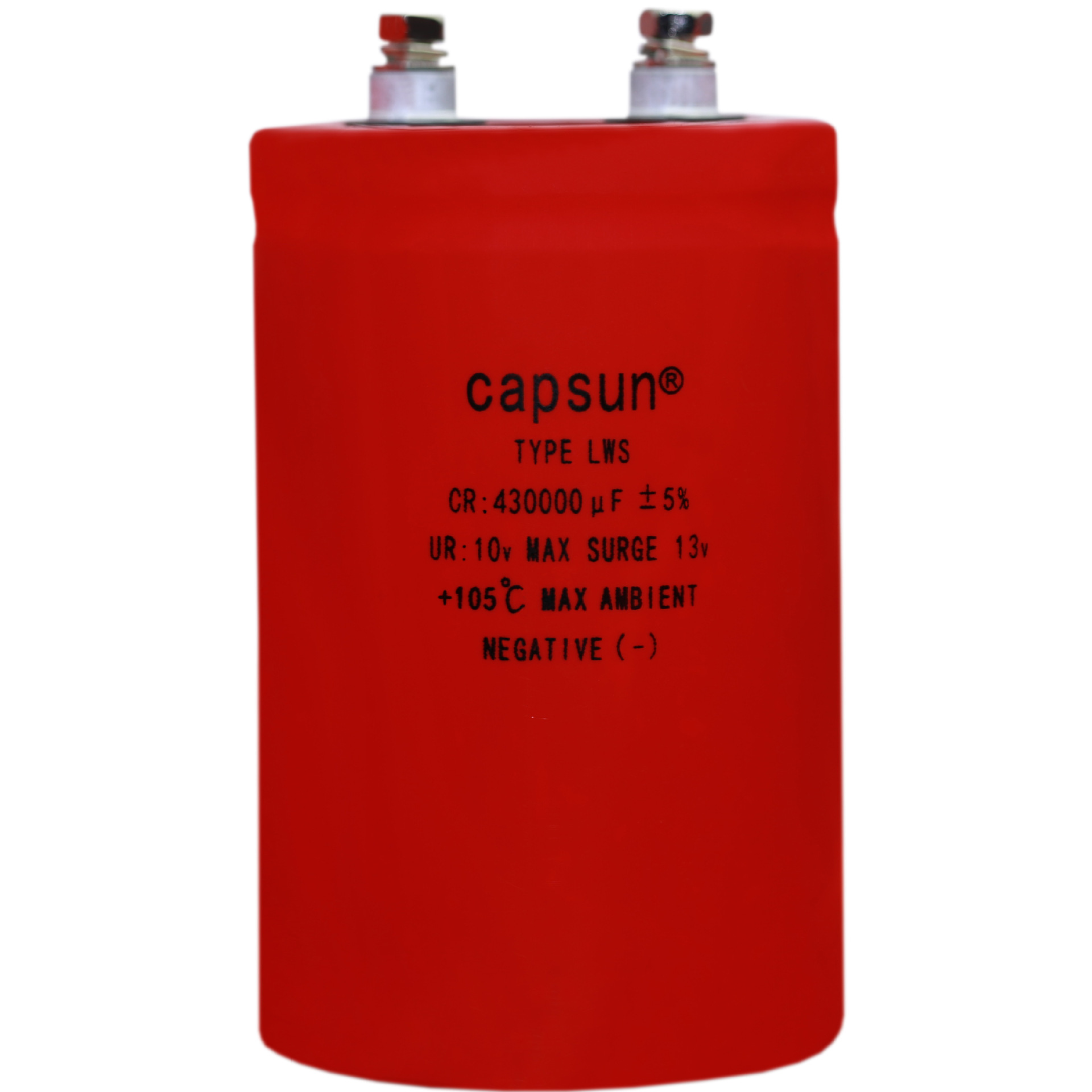 10v430000uF红宝石电解电容资料,极性铝电解电容器 高频低阻电容