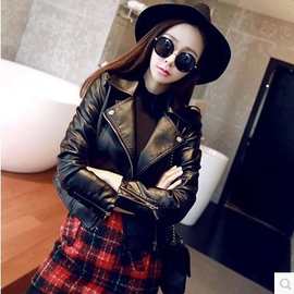 小皮衣女短款外套2025新款春秋季韩版潮流百搭机车服修身pu皮夹克