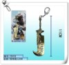 Keychain*hanging buckle anime game surrounding monster hunter 03 cold weapon sword