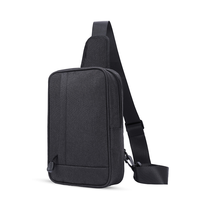跨境专供定制新款单肩包 男士充电包运动男胸包 户外斜跨包|ms