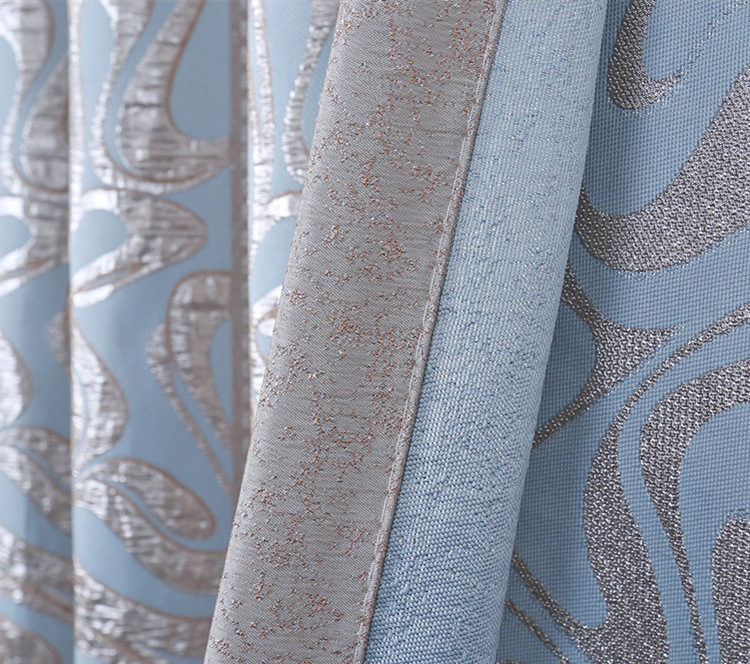 2020 Curtains, Screens, Rayon, Gold Jacquard Curtains, Finished Curtain