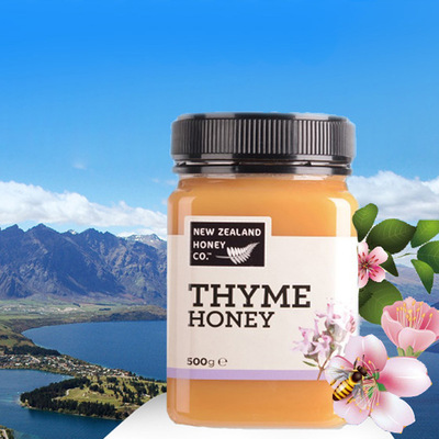 产地货源厂家直销新西兰蜂蜜公司百里香500g花蜜进口蜂蜜瓶装批发|ms