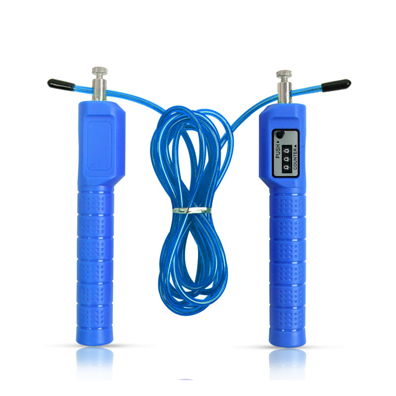 厂家批发成人健身学生体育竞速中考达标专业竞技计数轴承钢丝跳绳|ms