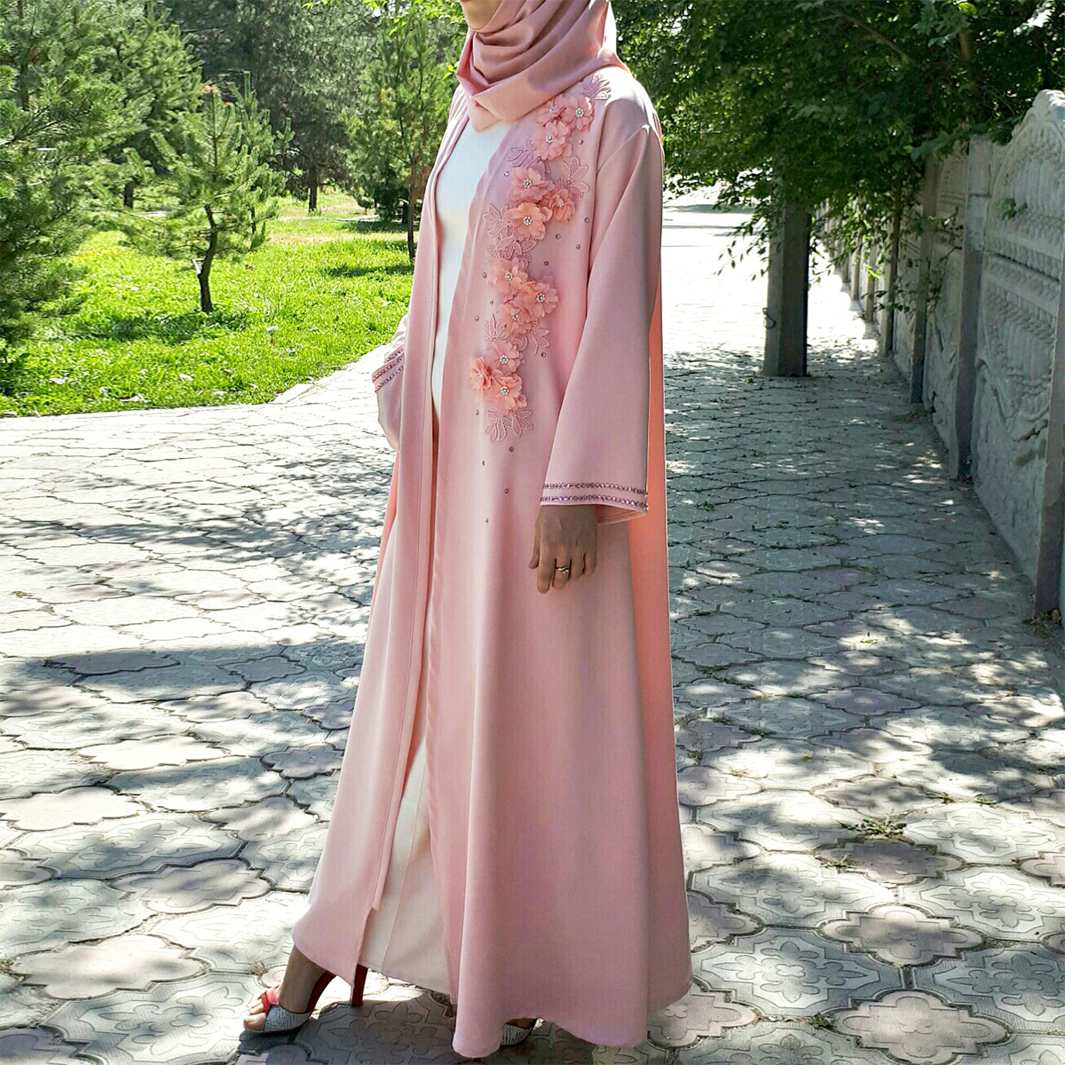 Muslim Diamond Dress Cross-border dress Middle East Southeast Asia Cross border Z80505